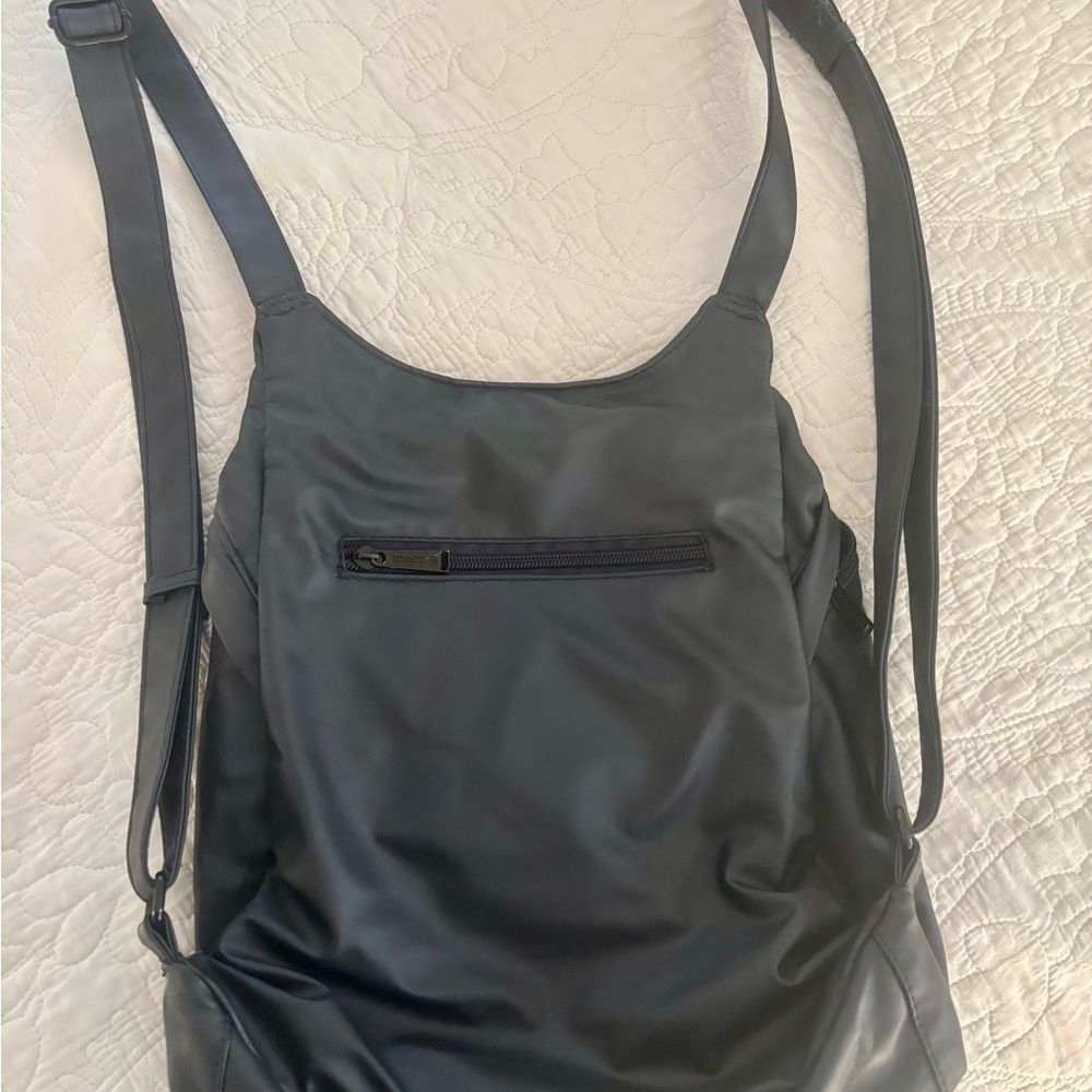 Stylish Dark Blue Backpack - Picture 3 of 3